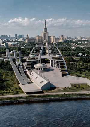 Технопарк МГУ на Воробьевых горах в Москве