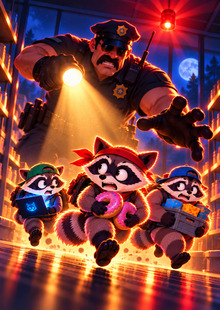 Raccoon Heist Raccoon Heist