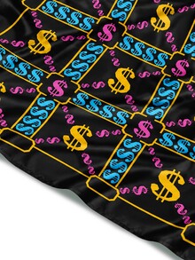 Silk Scarf «Alo, Business»