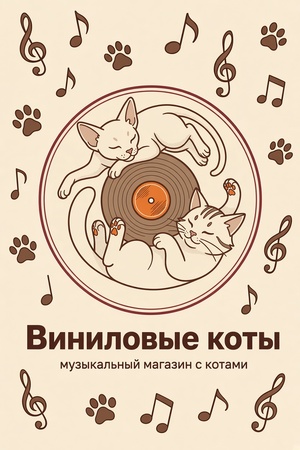 Магазин "Виниловые коты"