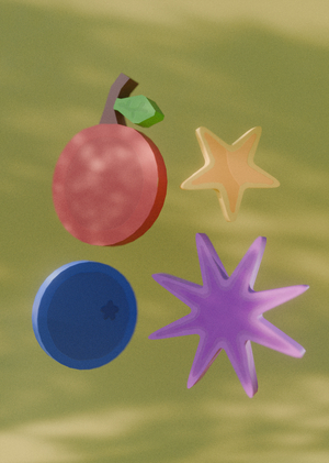 «Fruits & Stars» — коллекция игрушек