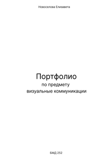 Портфолио визком Портфолио визком