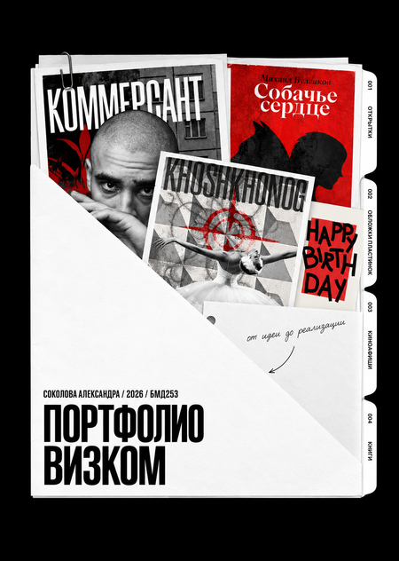 Портфолио по курсу «Визуальные коммуникации»