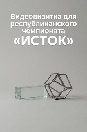 Автор идеи видеовизитки для республиканского чемпионата «ИСТОК»
