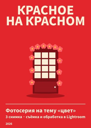 Фотосерия «Красное на красном»