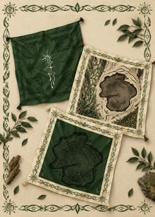 Scarves for «Forest Noise» Scarves for «Forest Noise»
