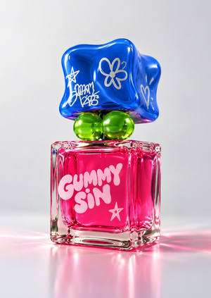 Gummy Sin — дизайн флакона парфюмерной воды.