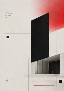 Редизайн айдентики и&nbsp;мерча для выставки Suprematist routes.