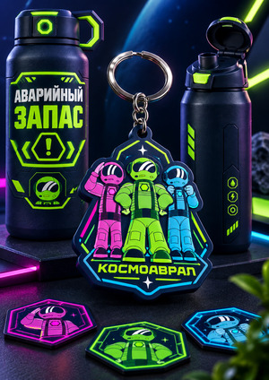 Фирменный стиль для настольной игры «Космоаврал»