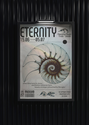Плакат к выставке "Eternity" 