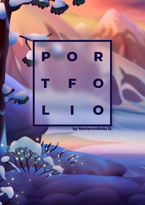 Portfolio presentation for personal brand promotion