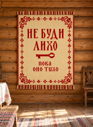 Гобелен «не буди лихо»