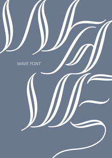 Wave font Wave font
