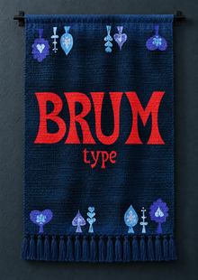 BRUM.type&nbsp;— гобелен к&nbsp;шрифту