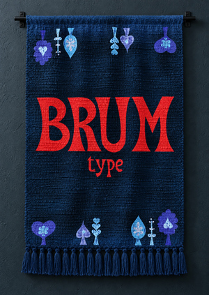 BRUM.type — гобелен к шрифту