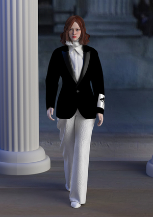 Erdem SS26                                                                                                                           Look 13 in CLO 3D