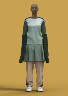 Undercover SS96 Look 13 in&nbsp;CLO3D