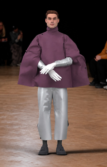 Kiko Kostadinov FW19⠀⠀⠀⠀⠀⠀⠀⠀⠀ ㅤㅤLook 7 in&nbsp;CLO3D