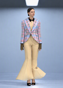 Anrealage SS26 Look 7 in CLO 3D Anrealage SS26 Look 7 in CLO 3D
