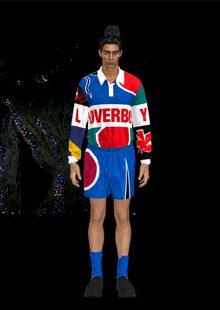 LOVERBOY AW20 Look 29 in&nbsp;CLO3D