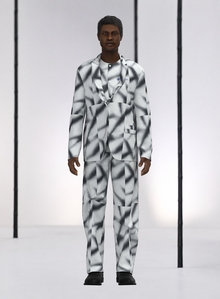 Issey Miyake SS27 ⠀⠀⠀⠀Look6 in CLO3D Issey Miyake SS27 ⠀⠀⠀⠀Look6 in CLO3D
