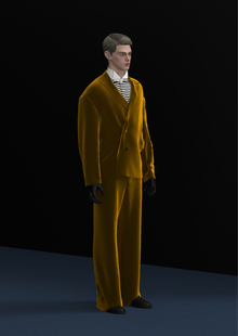 juun.j FW&nbsp;26 Look 36 in&nbsp;CLO 3D