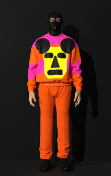 Walter Van Beirendonk FW21 Look 8 ㅤin CLO 3D