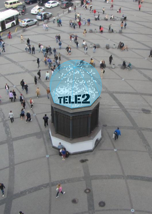 ВШ2 — Эмбиент-реклама TELE2