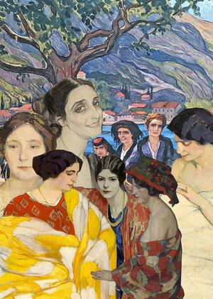 Женщины на картинах Киселевой Елены. Их разнообразие и загадочность.