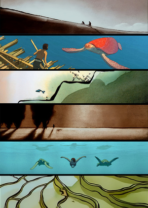 Человек и пространство в  мультфильмах Михаэля Дюдока де Вита