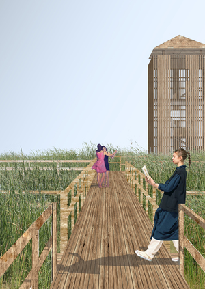 Общественное пространство при музее «Сундук»