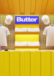 Pop-up магазин для бренда уличной одежды «Butter»