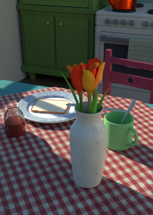 Утро на кухне