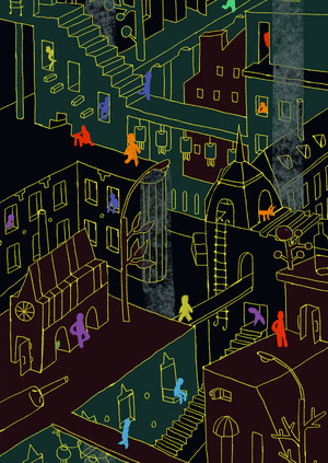 Анимированные плакаты для театра "Практика"