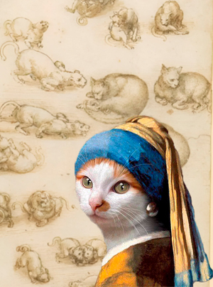 Котики в искусстве разных эпох 