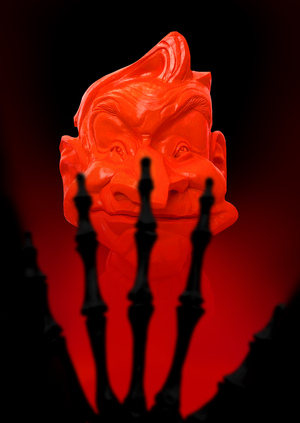 Скульптура: копия карикатуры