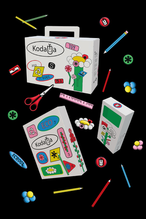 Упаковка для бренда экологичной канцелярии "Kodama"
