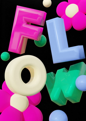Плакаты для театра цветов FLOW
