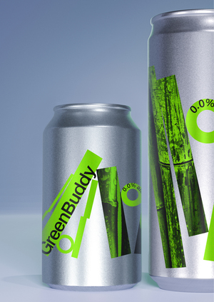 Упаковка бамбукового пива «GreenBuddy»