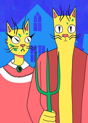 Жизнь желтой кошки