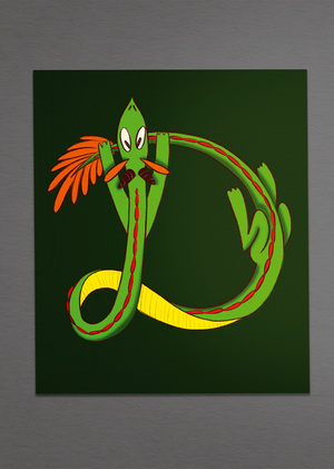 Коммерческая иллюстрация: алфавит