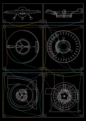 Веб-плакат Летающая тарелка