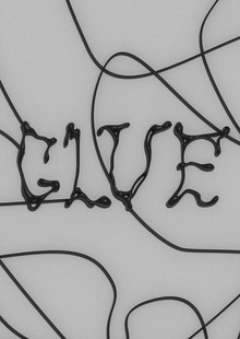 Акцидентный шрифт Glue