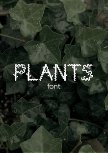 PLANTS font