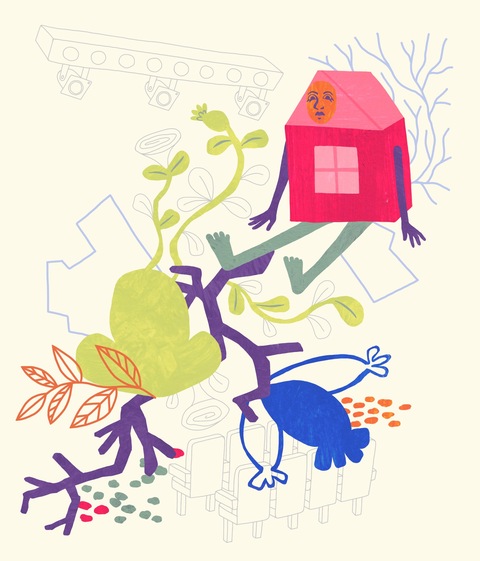 Мерч для брифа театра «Практика»