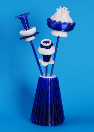 GZELY BLOOM 3D preinted vase & flyers