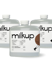 Айдентика линейки альтернативного молока «milkup»