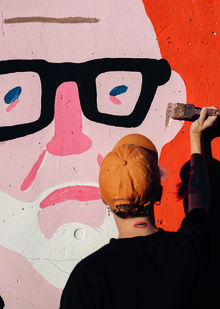 Коллаборация с&nbsp;фестивалем уличного искусства STENOGRAFFIA
