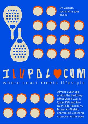 Айдентика для ILOVEPADEL.life