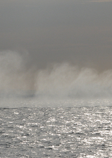 Warm water reminds me (of wind)